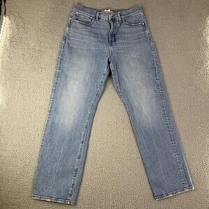 Madewell The 90s Straight Leg Jeans Womens 29x29 Medium Wash Blue Denim